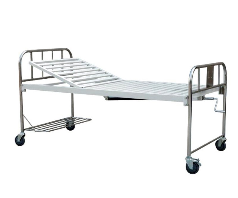 One Crank Stainless Steel Bed